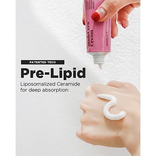 SKINRxLAB Made Cera Cream - Acne & Redness Relief Face Moisturizer, Sebum Control, Improving Skin Barrier with Ceramide and Madecassoside, Anti-Aging and Pore Minimizing Face Cream, 1.69 + 0.5 fl.oz.