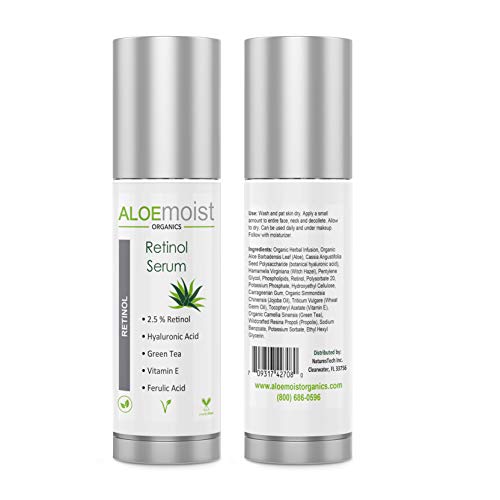 Anti Aging Retinol Cream and 2.5% Retinol Serum for Face