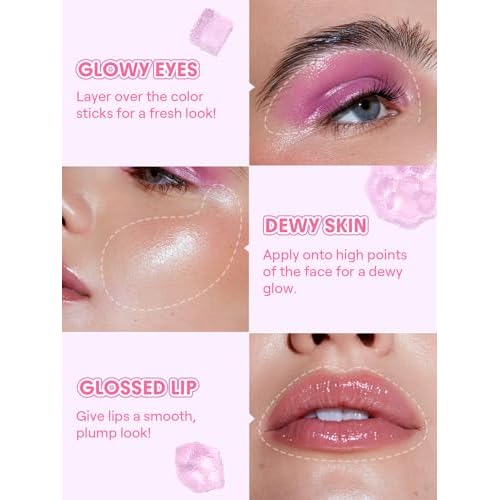 SHEGLAM Mirror Move Multi-functional Clear Gloss High Shine Moisturizing for Makup