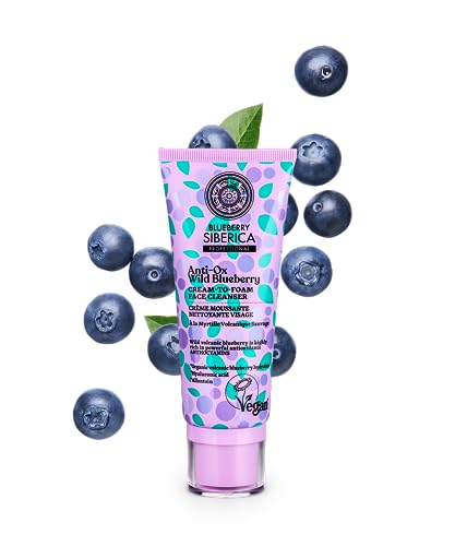 Natura Siberica Wild Blueberry Face Cleanser 100ml - Natural Antioxidant & Moisturizer