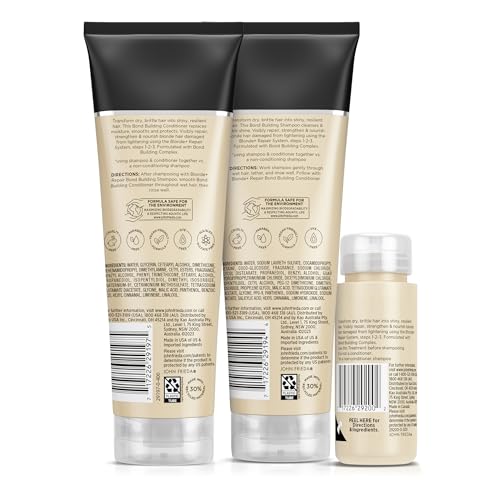 John Frieda Blonde+ Hair Repair System Bundle, Includes Full System,