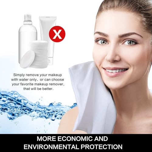 Reusable Microfiber Facial Cloths 12x12 Inch White Pack of 20 - Fast Drying & Soft