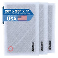 20x25 Air Filter Pads for Dynamic Air Cleaners - Fiberglass with Carbon Center