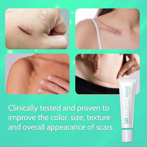 Scar Cream for Keloid Bump Removal: Professional Silicone Gel for Keloids, Acne Scars, Stretch Marks, C-Section & Burn Marks ? Old & New Scar Care Treatment, 1 oz