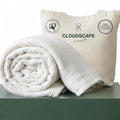 White King Size Cotton Muslin Blanket for Cal King Beds 92x108 All-Season