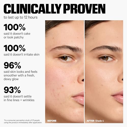 Hydrating Skin Tint with SPF 12 - Medium Neutral, 1.0 oz - Longwear, Vegan, All-Day Dewy Finish