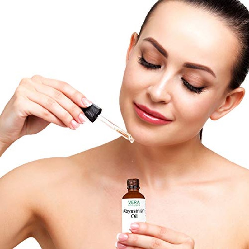 ABYSSINIAN OIL 100% Pure & Natural, Unrefined, Cold-Pressed For Face, Dry Skin, Nails, Lips, Body & Hair - Reduce Hair Breakage, Even Out Skin Tone, Therapeutic Massage