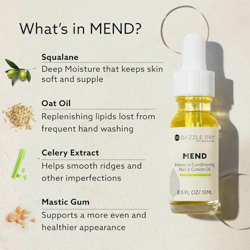 Dazzle Dry Mend Nail Repair Oil, 0.5 oz (15 mL)