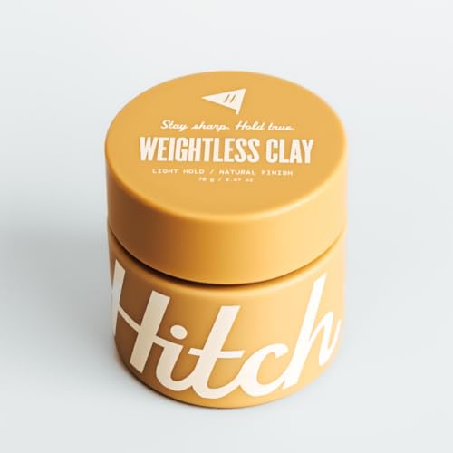 Weightless Hair Clay Pomade for Men, Light Hold & Natural Finish