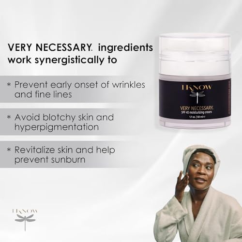 Broad Spectrum SPF 40 Face Sunscreen Moisturizer for Anti-Aging & UV Protection