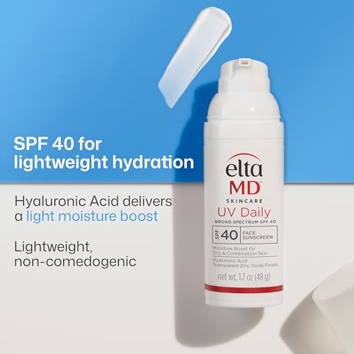 EltaMD UV Daily Untinted Face Sunscreen Moisturizer SPF 40 1.7 oz