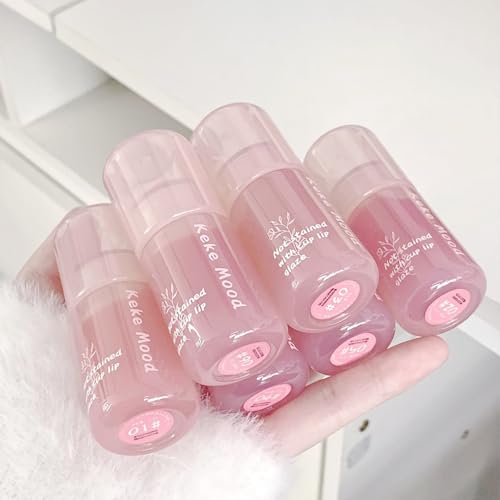 Gloss, Lipgloss for Women Waterproof, Lipstick Makeup Smooth and Comfortable, Lip Tint Brilliant Pearl Light, Lip Balm Gift For Girls Mom #light purple