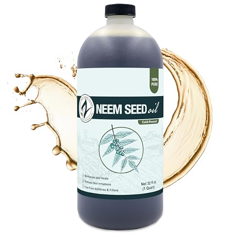 Zatural 100% Pure Neem Seed Oil - Cold Pressed, Undiluted, 32 Fl Oz