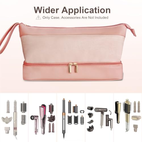 Flexfusion Carrying Case for Shark/Glam Ceramic Hair Straightener - Pink