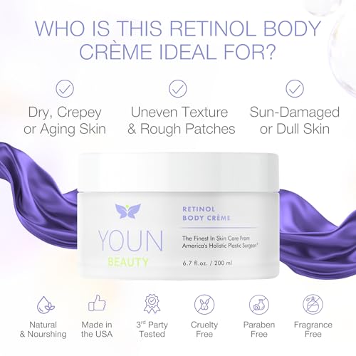 Retinol Body Lotion with Shea Butter & Vitamin E – Firming & Hydrating Skin Moisturizer
