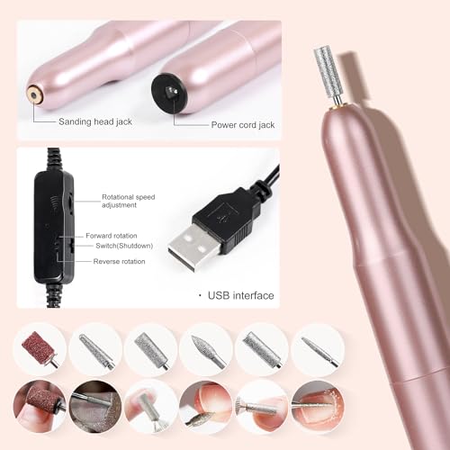 Pink Acrylic Nail Kit with Liquid Monomer, UV Lamp & Tools for Beginners