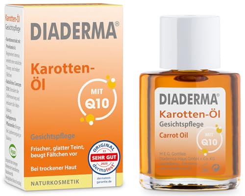 Carrot Oil with Q10 - Natural Facial Oil for Radiance & Wrinkle Prevention, 30ml
