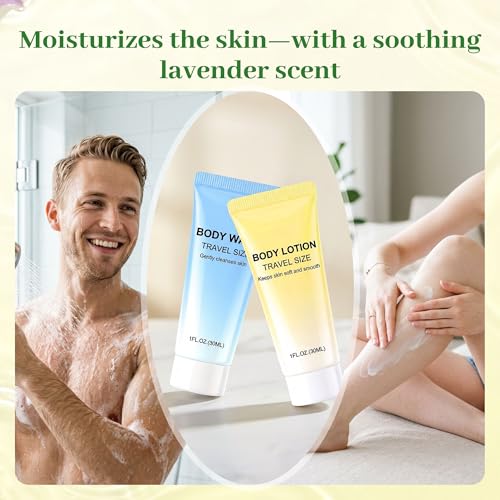 200-Pack Hotel & Travel Toiletries Set - Mini Soap, Shampoo, Conditioner, Lotion