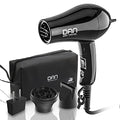 Portable Travel Hair Dryer with Diffuser & Concentrator - Compact Mini Blow Dryer