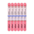 Kiss File All Purpose & Smoother 180 Medium / 600 Extra Fine F100N - Pack of 6 Files & Smooths Natural and Artificial Nails