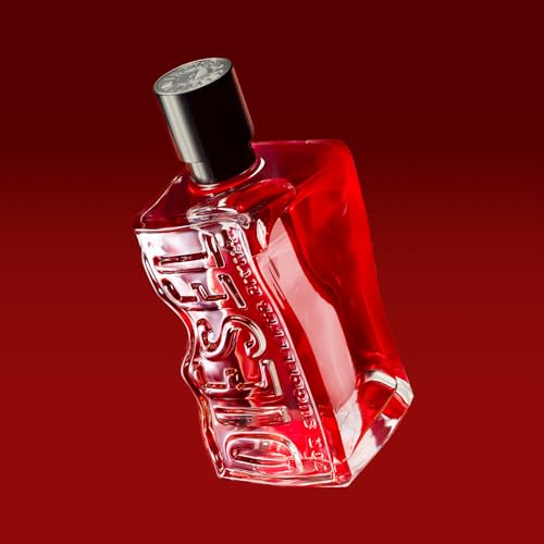 Diesel D Red Eau de Parfum - Aromatic Fougère Mens Cologne 1.7 Fl Oz