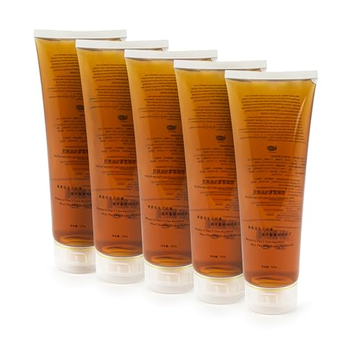 Elitzia Slimming Conductive Gel Hot Gel for Body Sculpting Devices, with Capsicum Extract for Shaping & Contouring 10.58 oz Each, Pack of 5