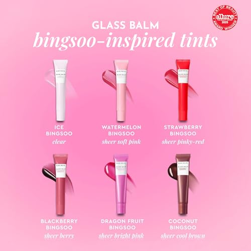 Hydrating Lip Balm with Hyaluronic Acid - Watermelon Bingsoo - 12Hr Moisturizer & Plumper