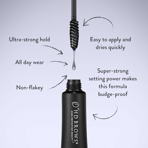Brow Gel with All-Day Hold and Waterproof Formula - Natural, Vegan Brow Styling