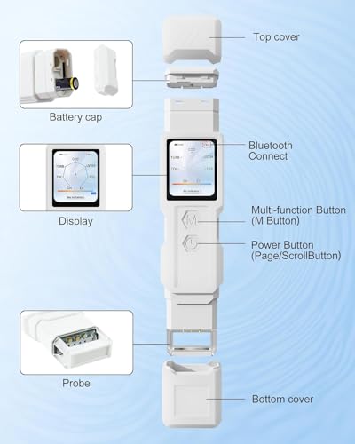Digital Water Tester 9-in-1 Organic & Salinity Analysis for Well, Tap, Pool Water