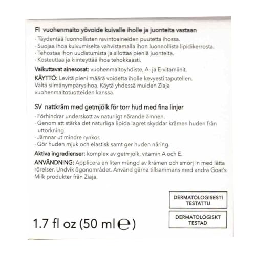 Ziaja Goat's Milk Night Cream - Face Cream