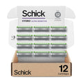 Schick Hydro Ultra Sensitive 3-Blade Razor Blade Refills - 12 Count