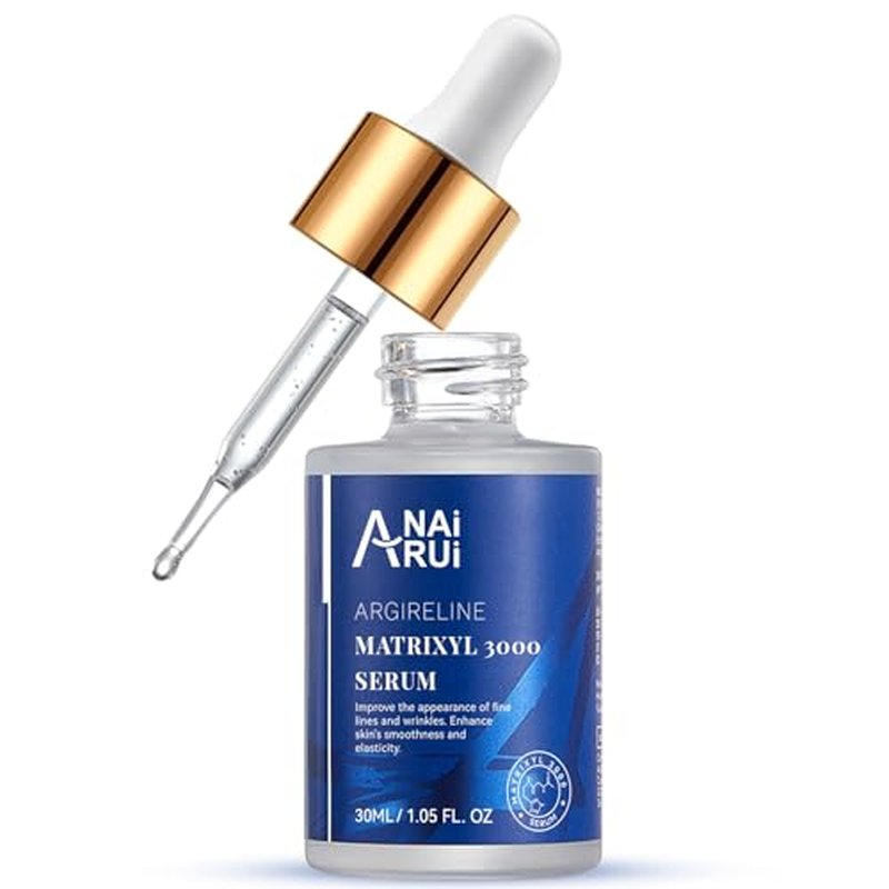 ANAI RUI 10% Argireline Serum+ Matrixyl 3000 Pure Hyaluronic Acid For Face Deep Wrinkle Reducer,Anti-Aging, Collagen Boosting, Peptides Serum for Face1.05 Fl.oz