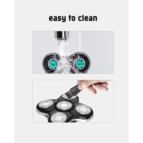Balder Boss Replacement Head Compatible with Remington Balder Boss XR7120 XR7100 and RX7 Ultimate Series XR1600, 2 Pack Remington Shaver Replacement Heads, 2 Cleaning Brush