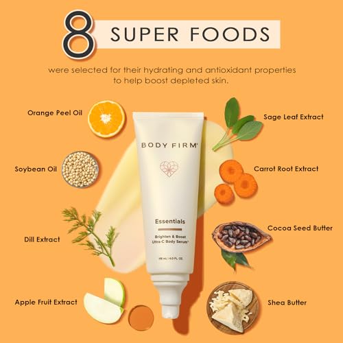 Body Serum Brightening & Hydrating with Vitamins - 4 Fl Oz