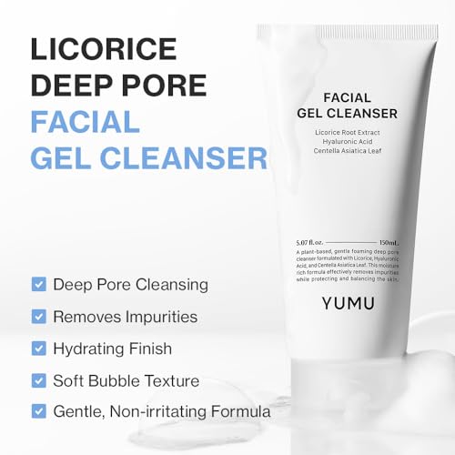 Double Cleansing Duo Set - Gentle Face Wash & Pore Control Oil, Hydrating Korean Skin Care