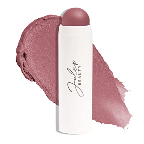 Julep Radiant Glow Duo: So Awake Snail Mucin Complexion Booster Moisturizer + Face Primer & Skip The Brush Cream-to-Powder Blush Stick in Muted Mauve Makeup & Skincare Set