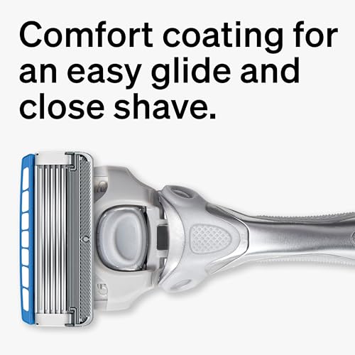 Men's Shaving Razor with 5 Blades & Handle - Black / 1 Count