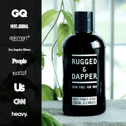 Men's Facial Cleanser & Exfoliating Face Wash - Deep Cleans Oily & Breakout-Prone Skin - Rugged & Dapper - Variation of THIS Listing
