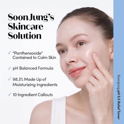 ETUDE SoonJung pH 5.5 Relief Korean Toner 11.83 fl oz - Sensitive Skin Care