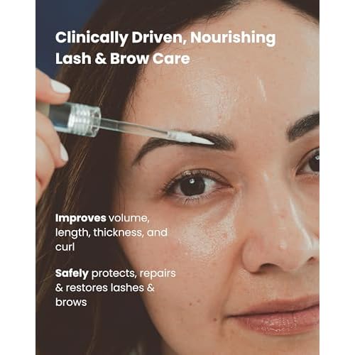 Up Ultra Peptide Lash & Brow Serum ? Boosts Growth, Density & Curl | Nourishing Botanical & Biotech Formula for Stronger, Fuller Lashes & Brow