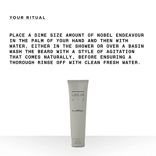 Triumph & Disaster | Noble Endeavour | Gentle, Cleansing Beard Wash - Sulfate-free foaming, 5.07 oz