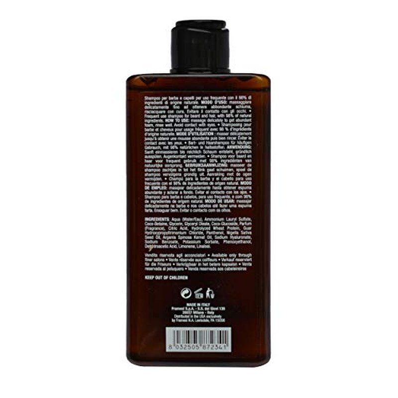 Framesi Barber Gen Hair & Beard Natural Cleanser Shampoo fl oz Men's