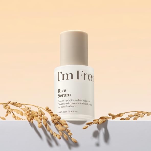 Rice Serum for Face - Hydrating Dewy Skin, Korean Skincare, All Skin Types