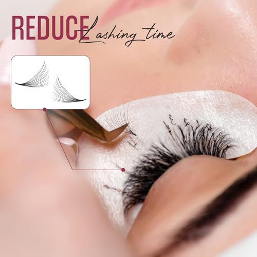 Promade Volume Lash Extensions 16D-0.05-D Curl 13mm - Natural Fluffy Fans