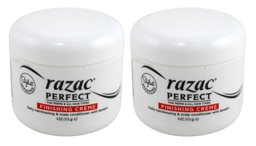 Razac Perfect for Perms Finishing Cream 4oz Pack of 2 - Scalp & Hair Care