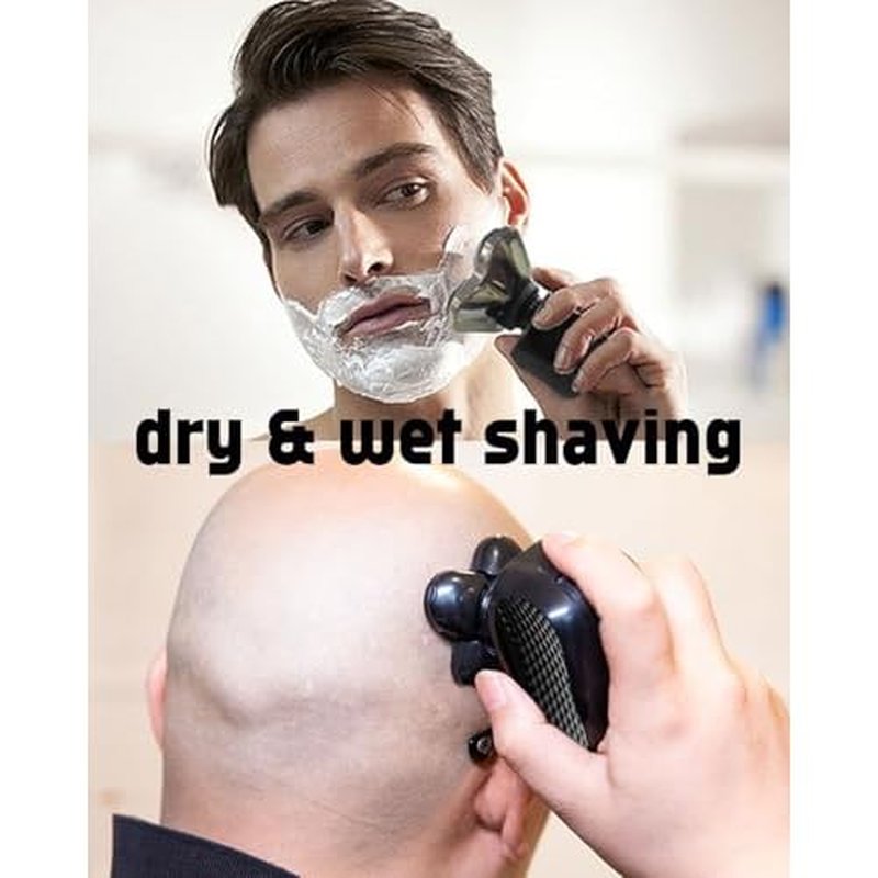 HS740 Replacement Heads Compatible with Philips Norelco Head Shaver Pro 5000 7000 9000 Series, Skull Shaver for Men and Women HS5980 HS7980 HS9980, 2 Cleaning Brush