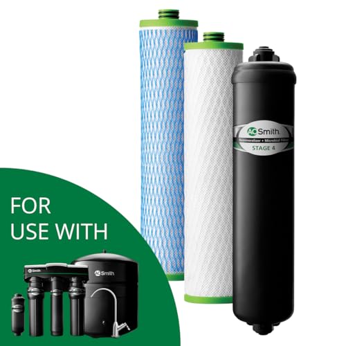 Reverse Osmosis Water Filter Replacement Kit for AO-US-RO-4000 - Carbon & Microbial Boost