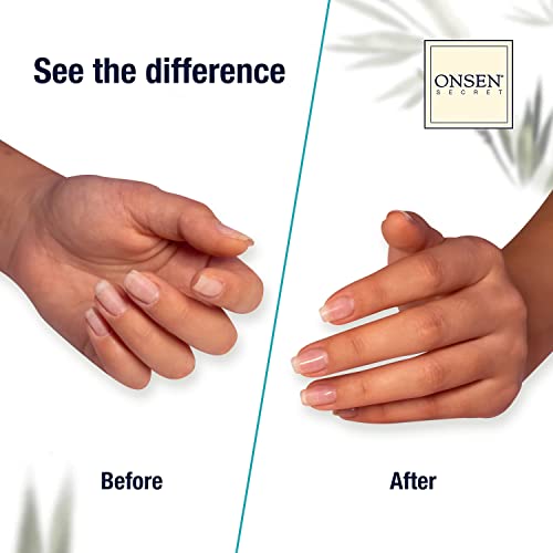 Onsen Secret Professional Nail Buffer Block 2 Pack - 4-Way Buffing for Natural Shine & Nail Recovery