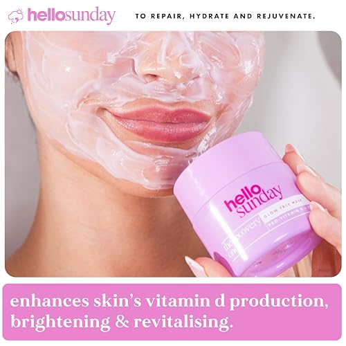 Glow Face Mask for Skin Recovery and Nourishment - 1.7 oz