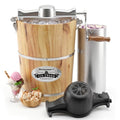Elite Gourmet 6 Qt Old Fashioned Wooden Bucket Ice Cream Maker - Pine